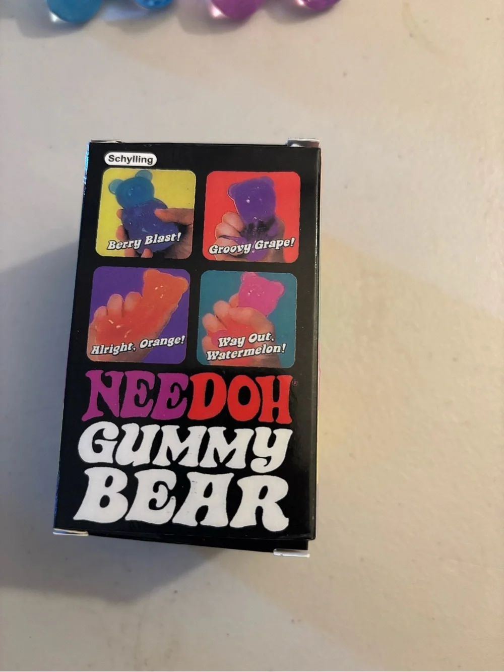 Blue & Pink Gummy Bear Squishy Toy Set